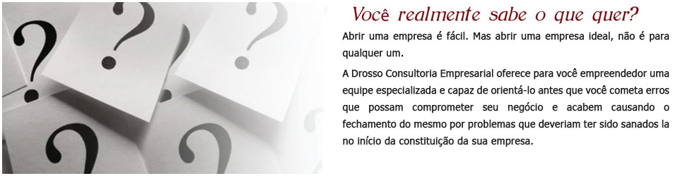 Voc realmente sabe o que quer? Abrir uma empresa  fcil. Mas uma empresa ideal, no  para qualquer um.